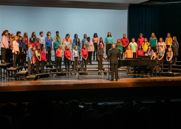 2023 All County Chorus Students Performing